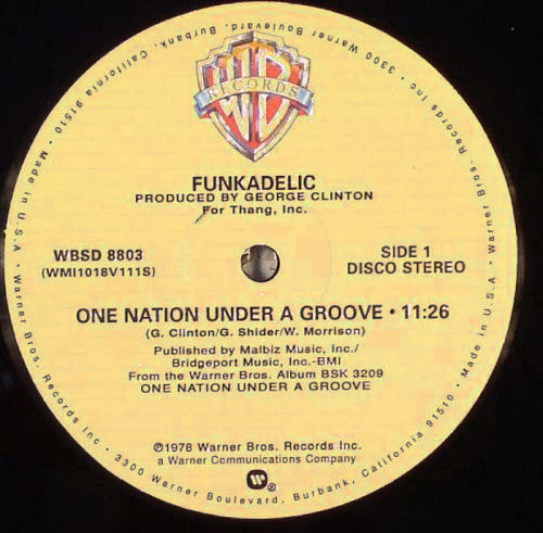 FUNKADELIC / ファンカデリック / ONE NATION UNDER A GROOVE (12")