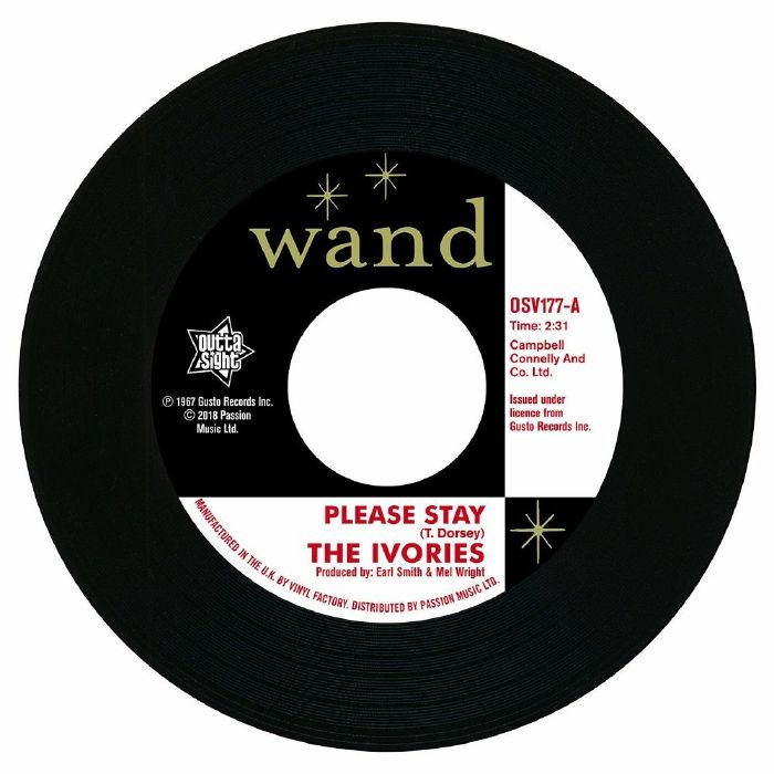 IVORIES (SOUL) / PLEASE STAY / I'M IN A GROOVE (7")