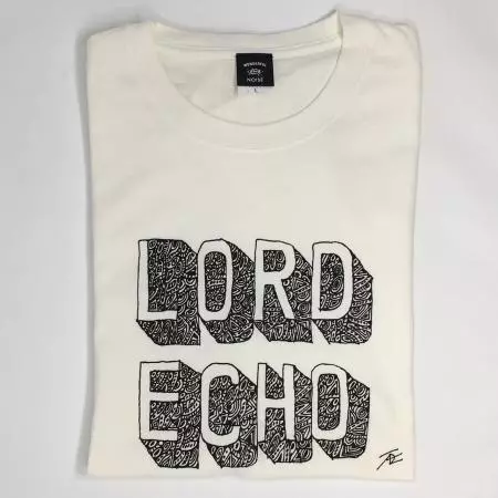 LORD ECHO / ロード・エコー / LOGO T-SHIRT (WHITE - S)