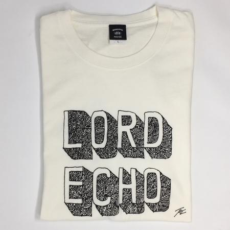 LORD ECHO / ロード・エコー / LOGO T-SHIRT (WHITE - M)