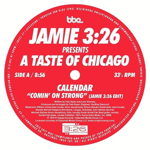 JAMIE 3:26 / ジェイミー・3:26 / PRESENTS A TASTE OF CHICAGO SAMPLER