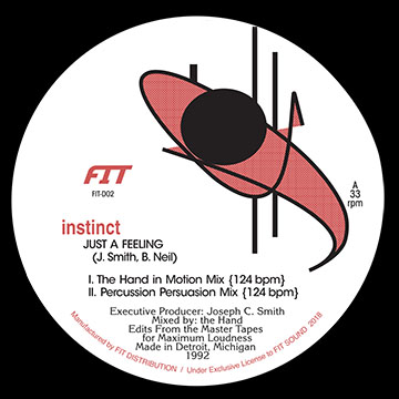 INSTINCT(TECHNO) / JUST A FEELING (RE-ISSUE)
