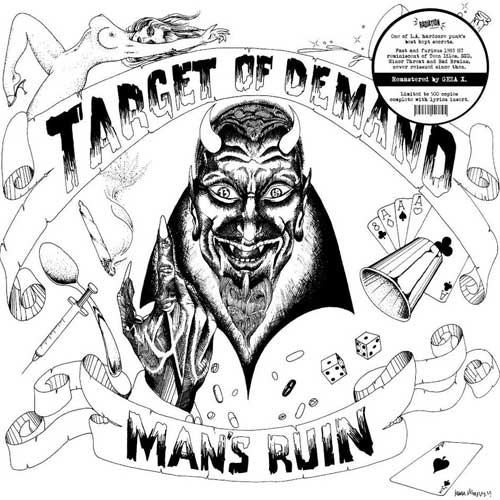TARGET OF DEMAND (US) / MAN'S RUIN (LP/LTD.SPLATTER VINYL)