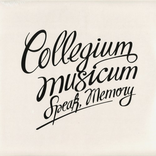 COLLEGIUM MUSICUM / コレギウム・ムジカム / SPEAK, MEMORY - 180g LIMITED VINYL