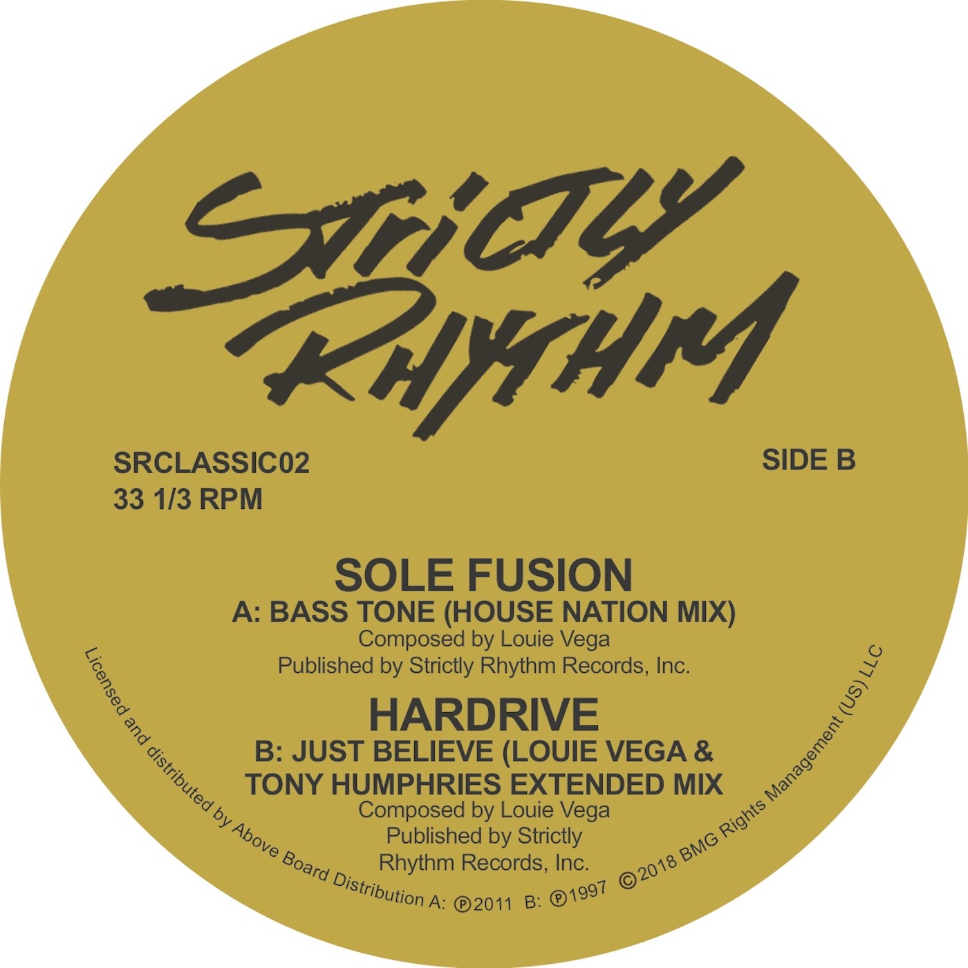 SOLE FUSION / HARDRIVE / BASS TONE / JUST BELIEVE