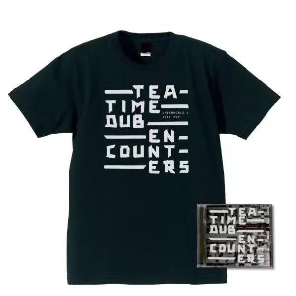 UNDERWORLD & IGGY POP / アンダーワールド&イギー・ポップ / ティータイム・ダブ・エンカウンターズ - 日本盤CD+Tシャツ (M)