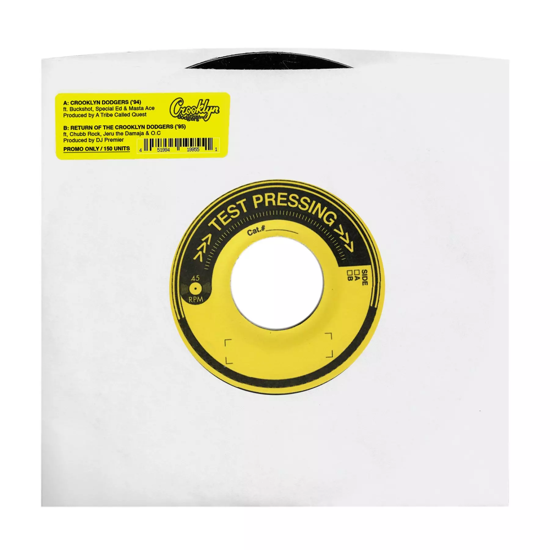 CROOKLYN DODGERS / CROOKLYN DODGERS PART 1 & 2 EP 7"