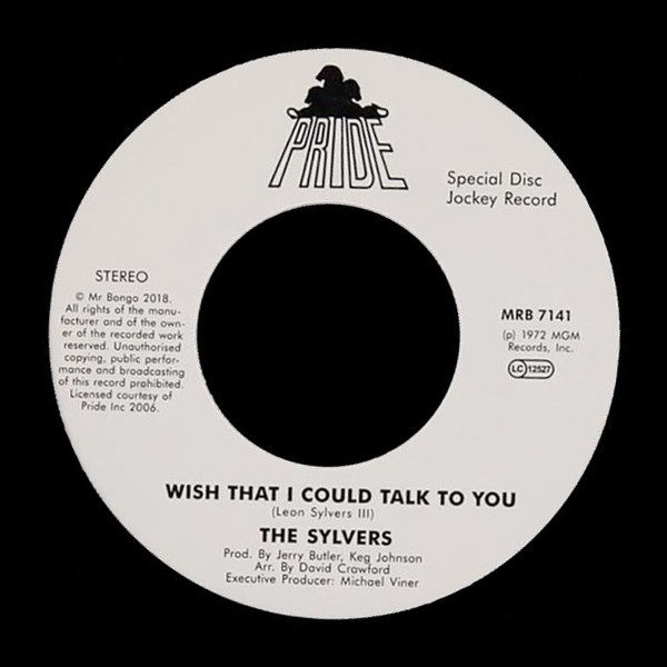 SYLVERS / シルヴァーズ / I KNOW MYSELF / WISH THAT I COULD TALK TO YOU (7")