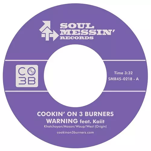 COOKIN' ON 3 BURNERS / クッキン・オン・スリー・バーナーズ / WARNING / THE JUMP OFF (7")