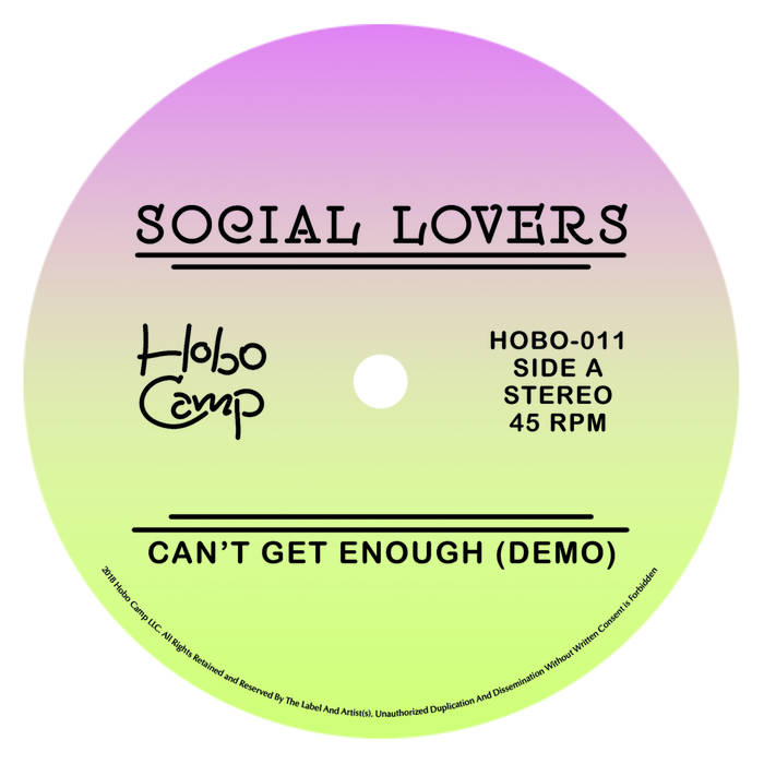 SOCIAL LOVERS / ソーシャル・ラヴァーズ / CAN'T GET ENOUGH / DEBRA (7")
