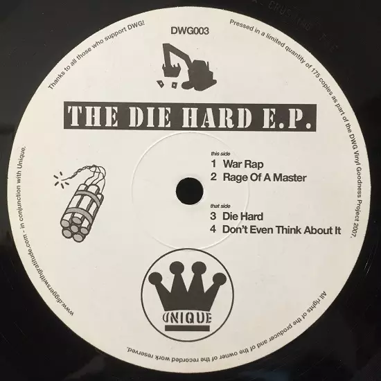 UNIQUE (HIP HOP) / DIE HARD E.P.