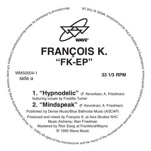FRANCOIS K. / フランソワ・K. / FK-EP (RE-ISSUE)