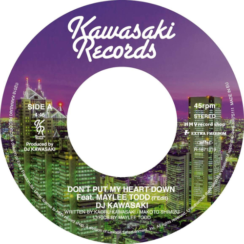 DJ KAWASAKI / DON'T PUT MY HEART DOWN FEAT MAYLEE TODD