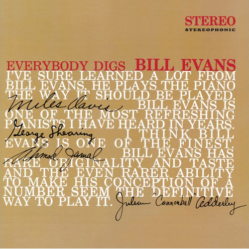 BILL EVANS / ビル・エヴァンス / Everybody Digs Bill Evans(LP)