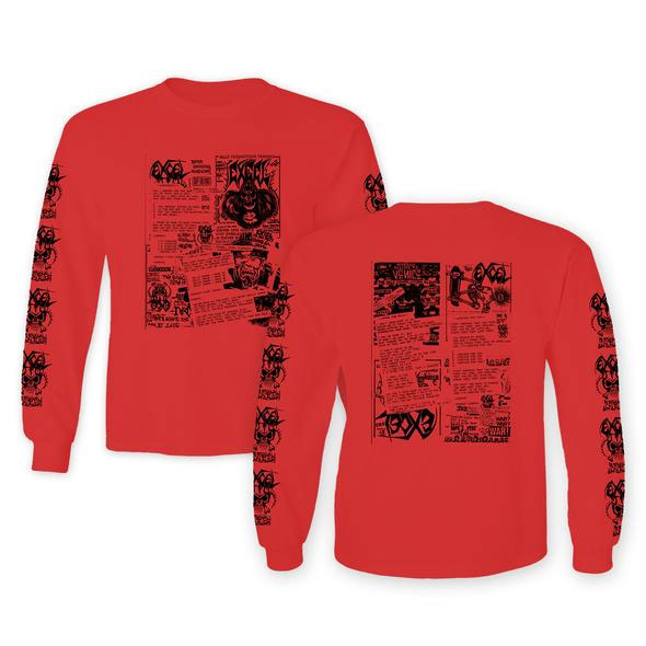 EXCEL (US) / エクセル / M / RED / PERSONAL ONSLAUGHT LONGSLEEVE