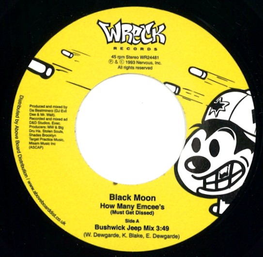 BLACK MOON / ブラック・ムーン / HOW MANY EMCEE'S (MUST GET DISSED) 7"