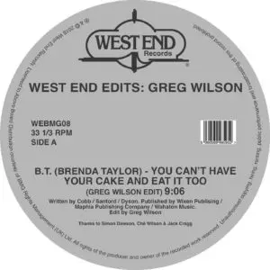 GREG WILSON / WEST END EDITS