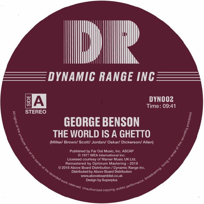 GEORGE BENSON / ジョージ・ベンソン / WORLD IS A GHETTO (12")