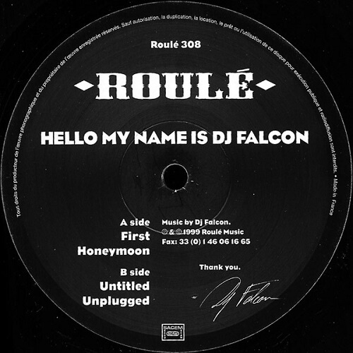 DJ FALCON / HELLO MY NAME IS DJ FALCON (REISSUE)