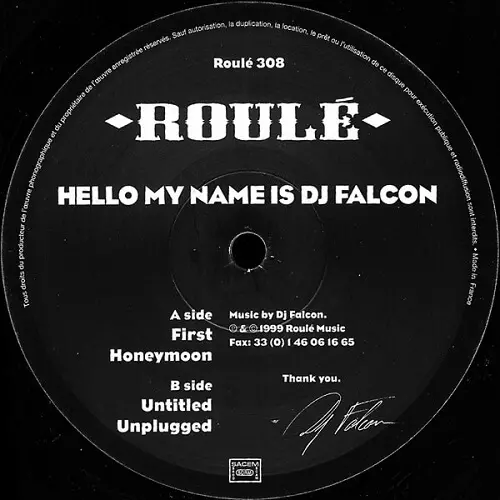 DJ FALCON / HELLO MY NAME IS DJ FALCON (REISSUE)