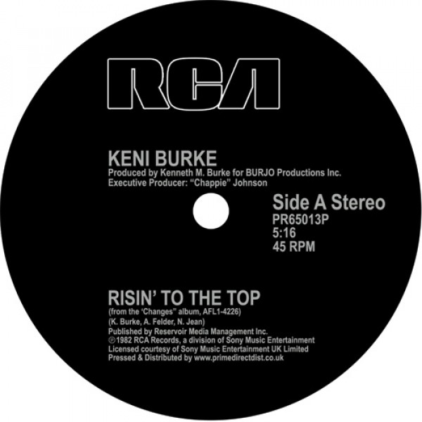 KENI BURKE / ケニ・バーク / RISIN' To THE TOP / YOU'RE THE BEST (12")(REPRESS)