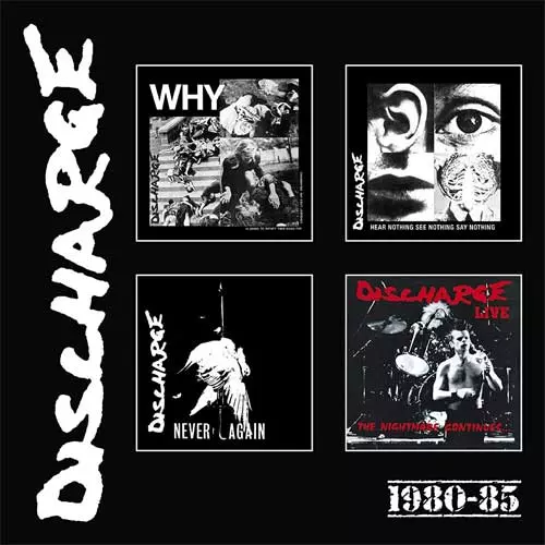 1980-1985:4CD BOX/DISCHARGE/ディスチャージ/【国内仕様盤は帯付/英文