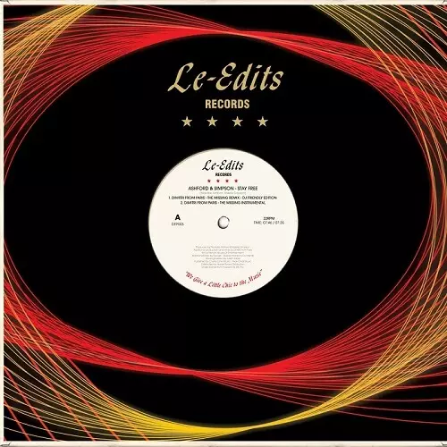 ASHFORD & SIMPSON / アシュフォード&シンプソン / STAY FREE (DIMITRI FROM PARIS REMIXES)