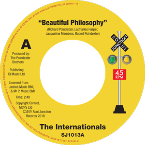 INTERNATIONALS / BEAUTIFUL PHILOSOPHY / TOO SWEET TO BE LONELY (7")