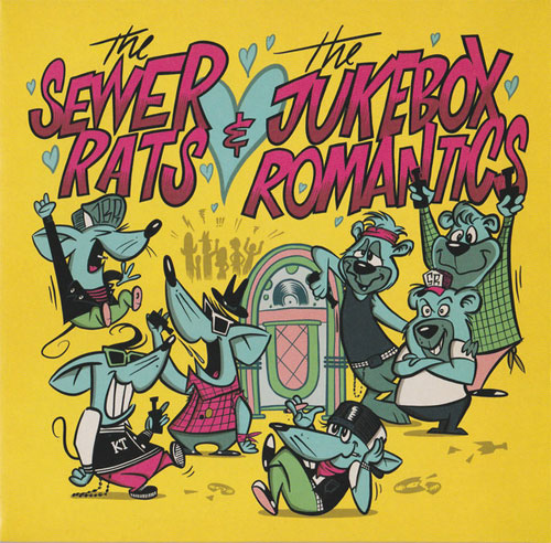 SEWER RATS / JUKEBOX ROMANTICS / SPLIT (7")
