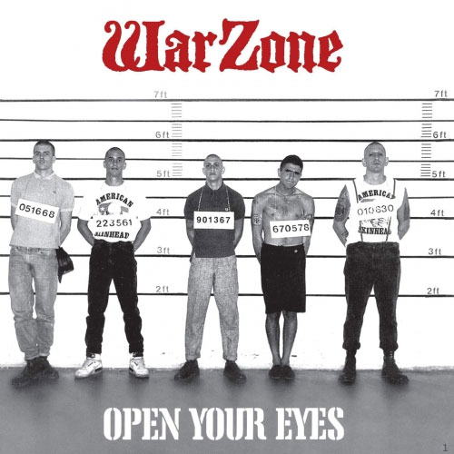 WARZONE / OPEN YOUR EYES (LP/BLUE VINYL)