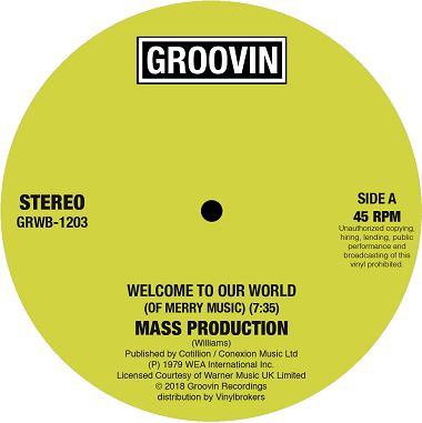 MASS PRODUCTION / マス・プロダクション / WELCOME TO OUR WORLD / COSMIC LUST (12")