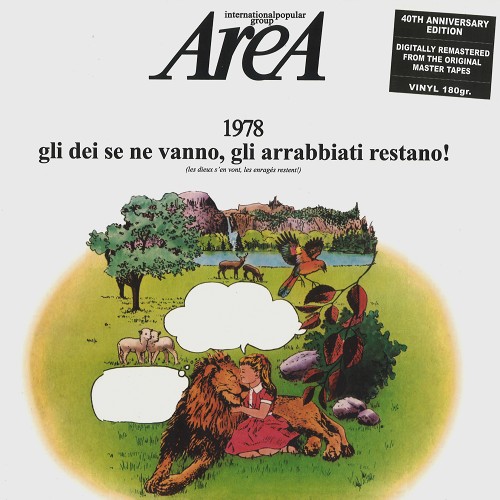 AREA (PROG) / アレア / 1978 GLI DEI SE NE VANNO, GLI ARRABBIATI RESTANO!: 40TH ANNIVERSARY EDITION - 180g LIMITED VINYL/2018 DIGITAL REMASTER