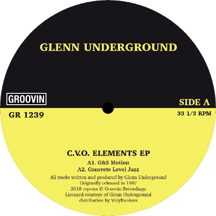GLENN UNDERGROUND / グレン・アンダーグラウンド / C.V.O. ELEMENTS EP
