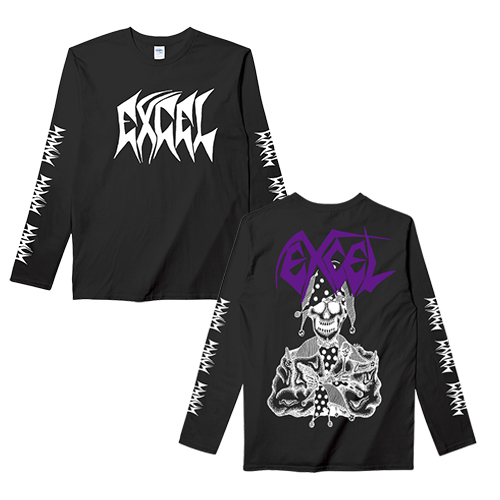 EXCEL (US) / エクセル / JESTER LONG SLEEVE T SHIRT WHITE & PURPLE/S