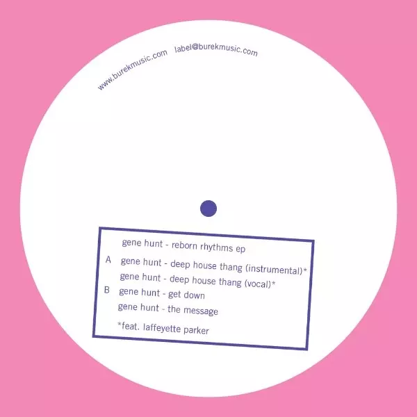 GENE HUNT / ジーン・ハント / REBORN RHYTHMS EP