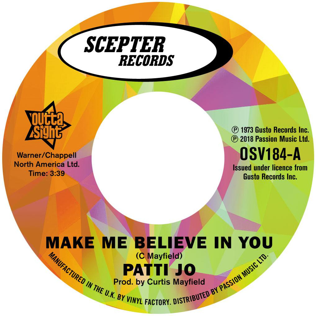 PATTI JO / パティ・ジョー / MAKE ME BELIEVE IN YOU / STAY AWAY FROM ME (7")