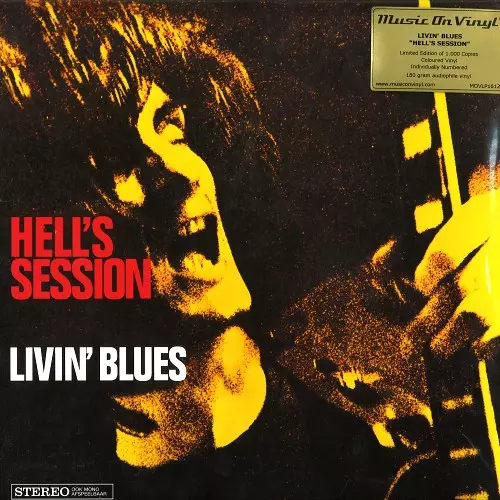 LIVIN' BLUES / HELL'S SESSION: LIMITED NUMBERED TRANSPARENT VINYL - 180g LIMITED VINYL/REMASTER