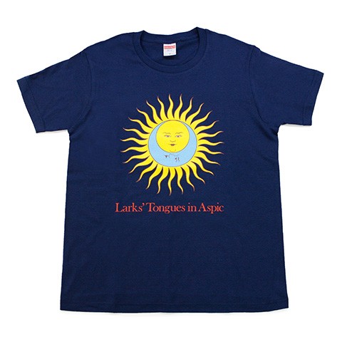 KING CRIMSON / キング・クリムゾン / LARKS' TONGUES IN ASPIC T-SHIRT: XL SIZE / Tシャツ「太陽と戦慄」Ver.2ネイビー: XLサイズ