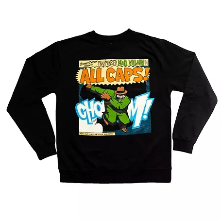 MADVILLAIN / ALL CAPS! SWEATSHIRT - BLACK (L)