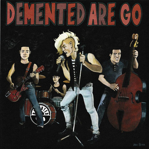 Demented Are Go　デメンテッド・アー・ゴー　★　手描ペイント革ジャ