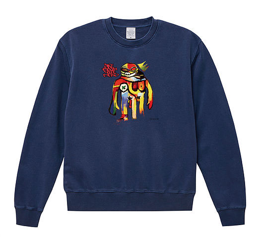RISE FROM THE DEAD / LEG Cut or DIE Crew Neck Sweat VINTAGE NAVY/L