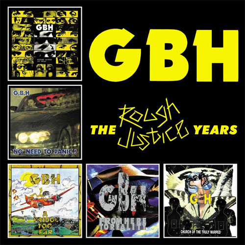 G.B.H / THE ROUGH JUSTICE YEARS: 5CD CLAMSHELL BOXSET