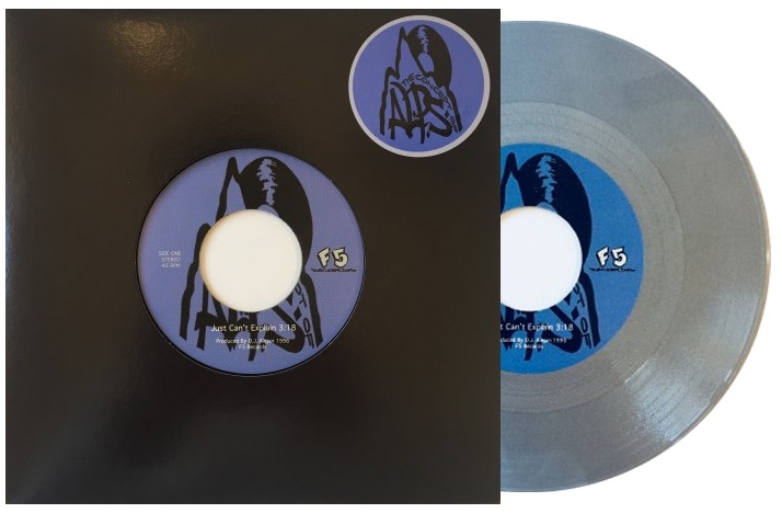 ALPS CRU (CONCEPT OF ALPS) / JUST CAN'T EXPLAIN b/w ALL ALONE (SILVER VINYL) 7"