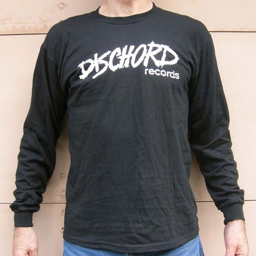 DISCHORD OFFICIAL GOODS / XL/L-SLEEVE/BLA-WHI/OLD DISCHORD LOGO