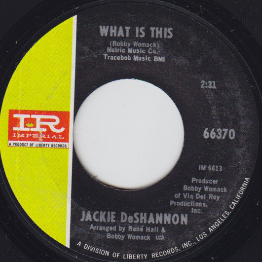 JACKIE DE SHANNON / ジャッキー・デシャノン / WHAT IS THIS