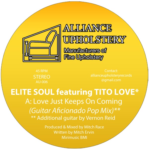 ELITE SOUL FEAT TITO LOVE / LOVE JUST KEEPS ON COMING