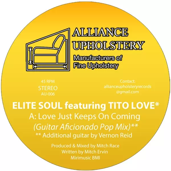 ELITE SOUL FEAT TITO LOVE / LOVE JUST KEEPS ON COMING