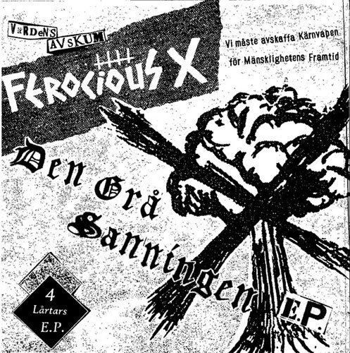 FEROCIOUS X / DEN GRA SANNINGEN (7"/YELLOW VINYL)