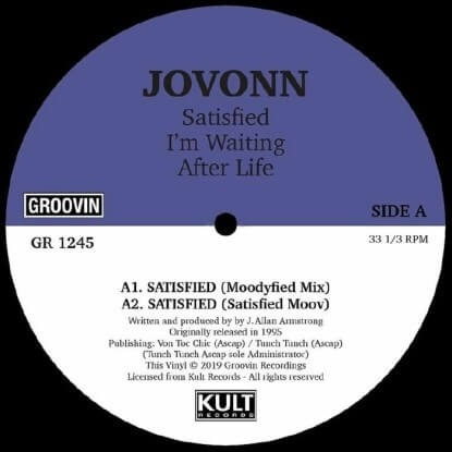 JOVONN / ジョヴォーン / SATISFIED / I'M WAITING / AFTERLIFE