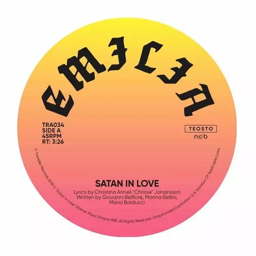 EMILIA / SATAN IN LOVE / FILMI (7")